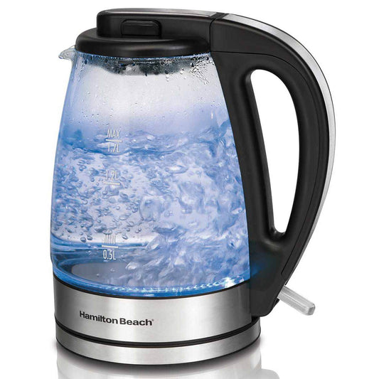 Hamilton Beach 1.7 litre kettle Glass